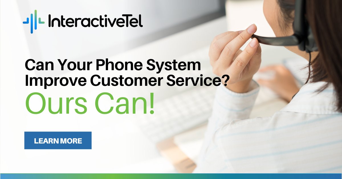InteractiveTel's tweet image. What do your customers really want?

Mine for hidden gems in your conversation #data with InteractiveTel. 

Our phone system records, transcribes and indexes all calls to help you improve #customerservice: bit.ly/3AEHF2v

#CX #HostedPBX #PBX