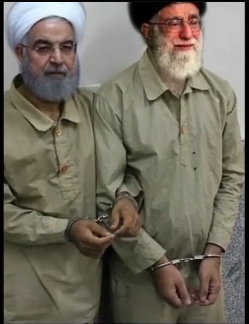 KavehMoussavi's tweet photo. ساعت عدالت نزدیک است. بزودی شاهد این صحنه خواهیم بود. اتهام ؟ همین آبان سیاه بس نبست ؟ https://t.co/4zfvBsqk4r