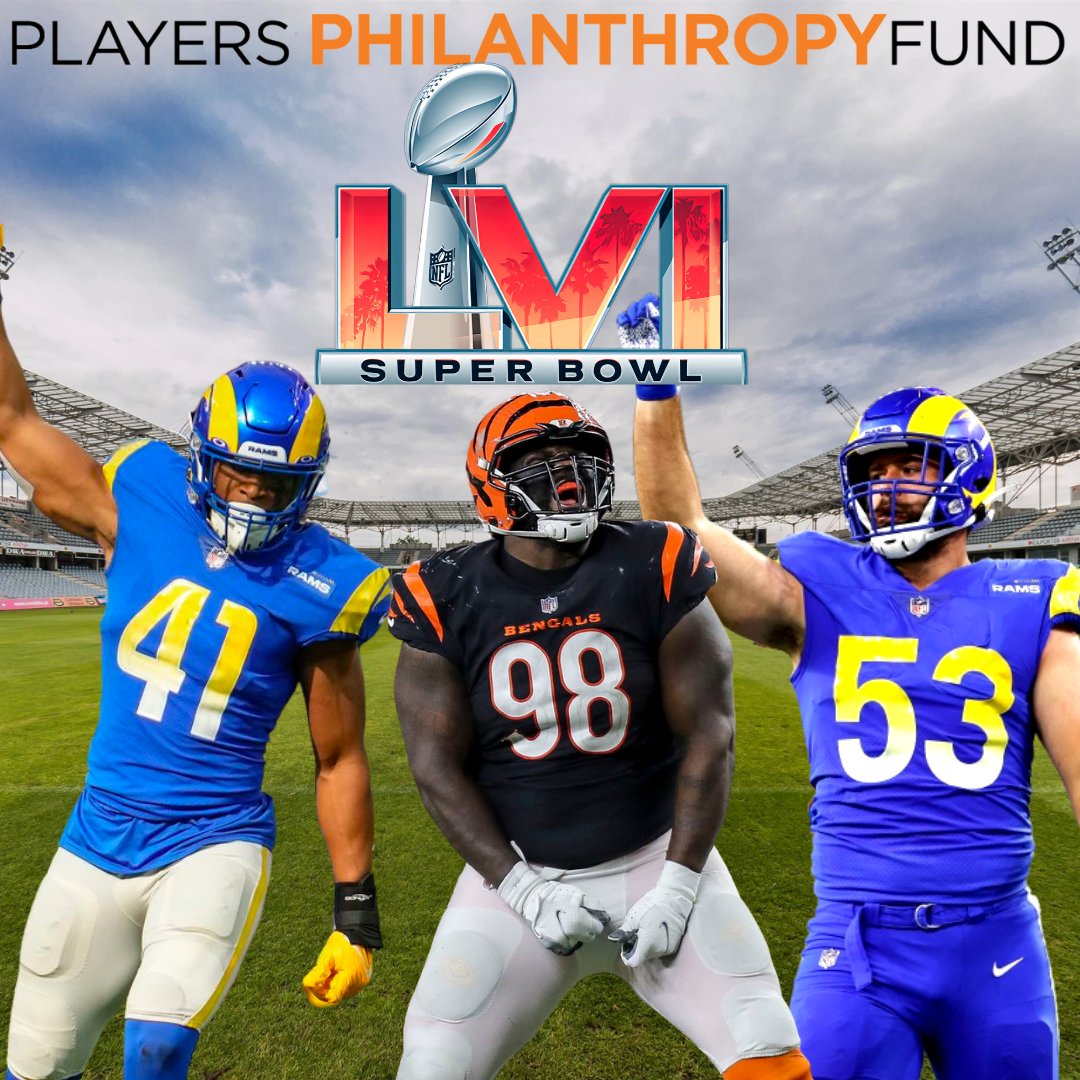PlayersPhilFund's tweet photo. A huge congratulations to PPF clients Kenny Young, D.J. Reader, and Justin Lawler for making it to the #SuperBowl ! We are fortunate to be the back-office solution for your foundations! #GivingBack #TackleYoungFoundation #TheLawlerFamilyFoundation #ASonNeverForgets https://t.co/MYXUc8xOeq