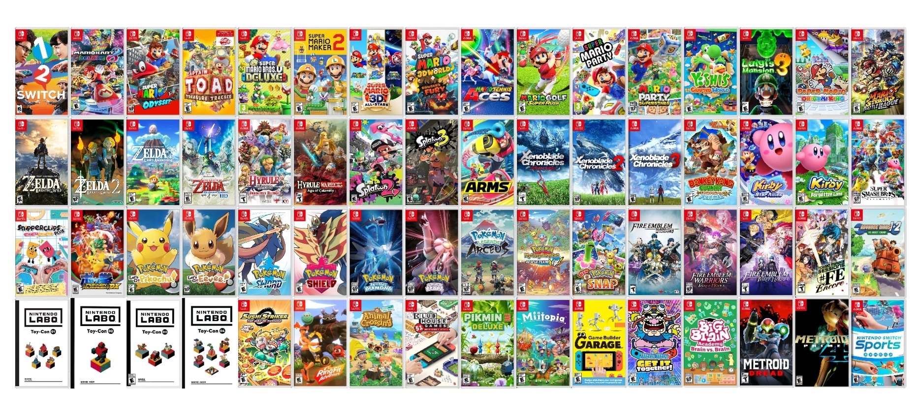 All first party switch games deals
