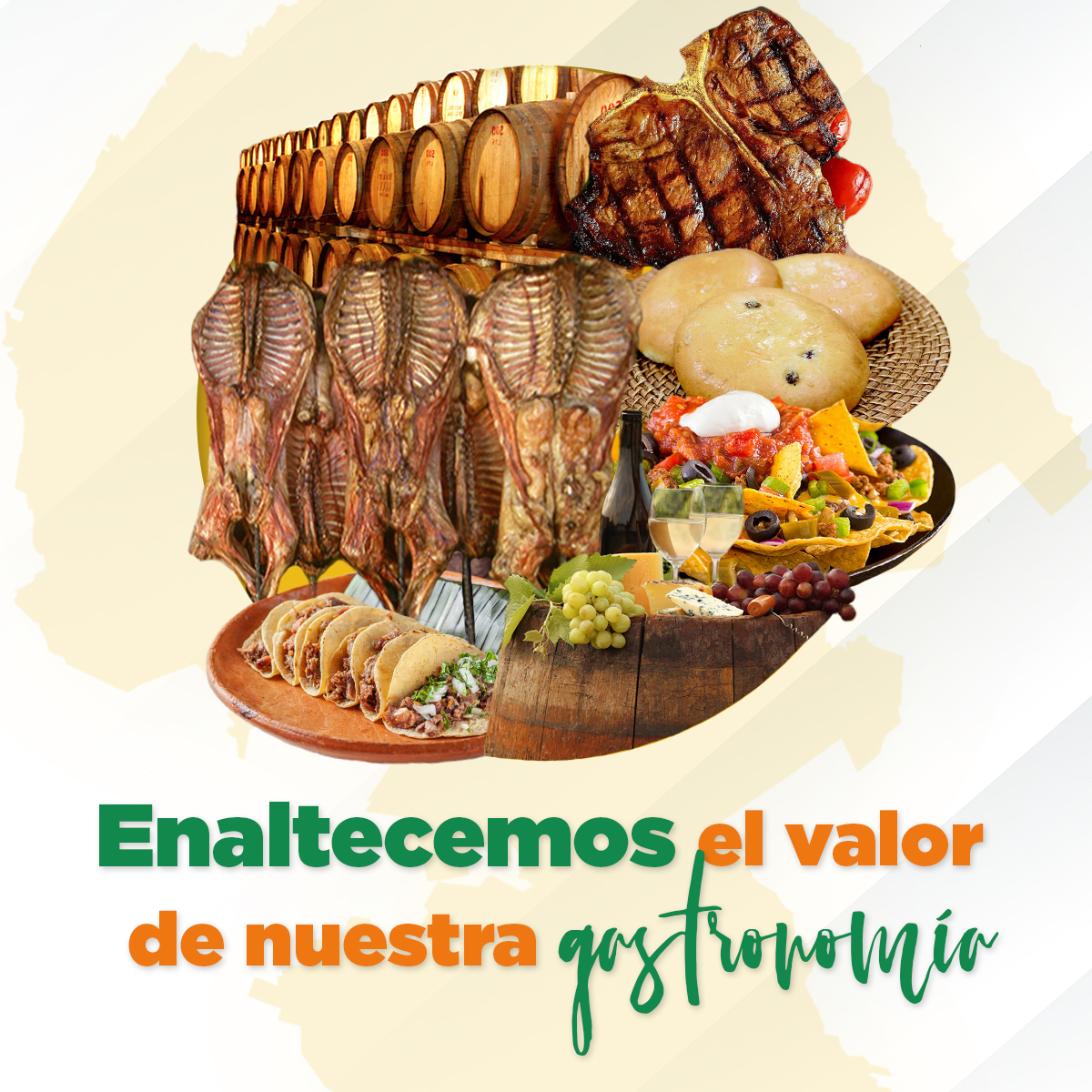 La gastronomía de Coahuila cuenta la historia de grandeza de nuestra tierra.