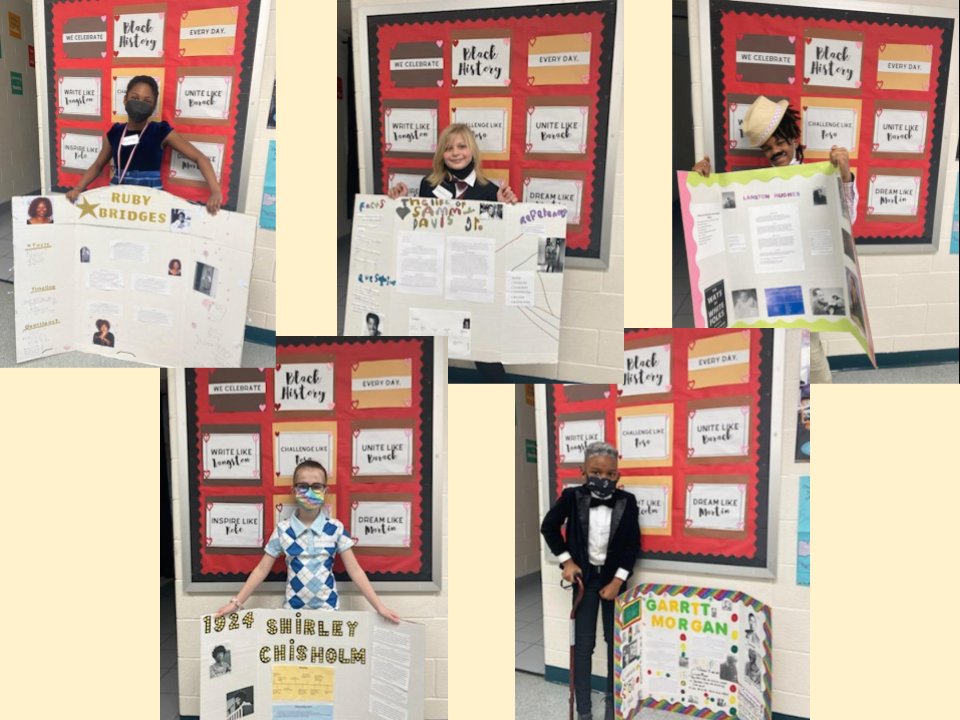 MeadeHgtsAACPS's tweet photo. Ms. Wright's students did great work on their Black History Month Projects! #AACPSAwesome #MightyMeade #BlackHistoryMonth2022 https://t.co/nEyEPQPK0N