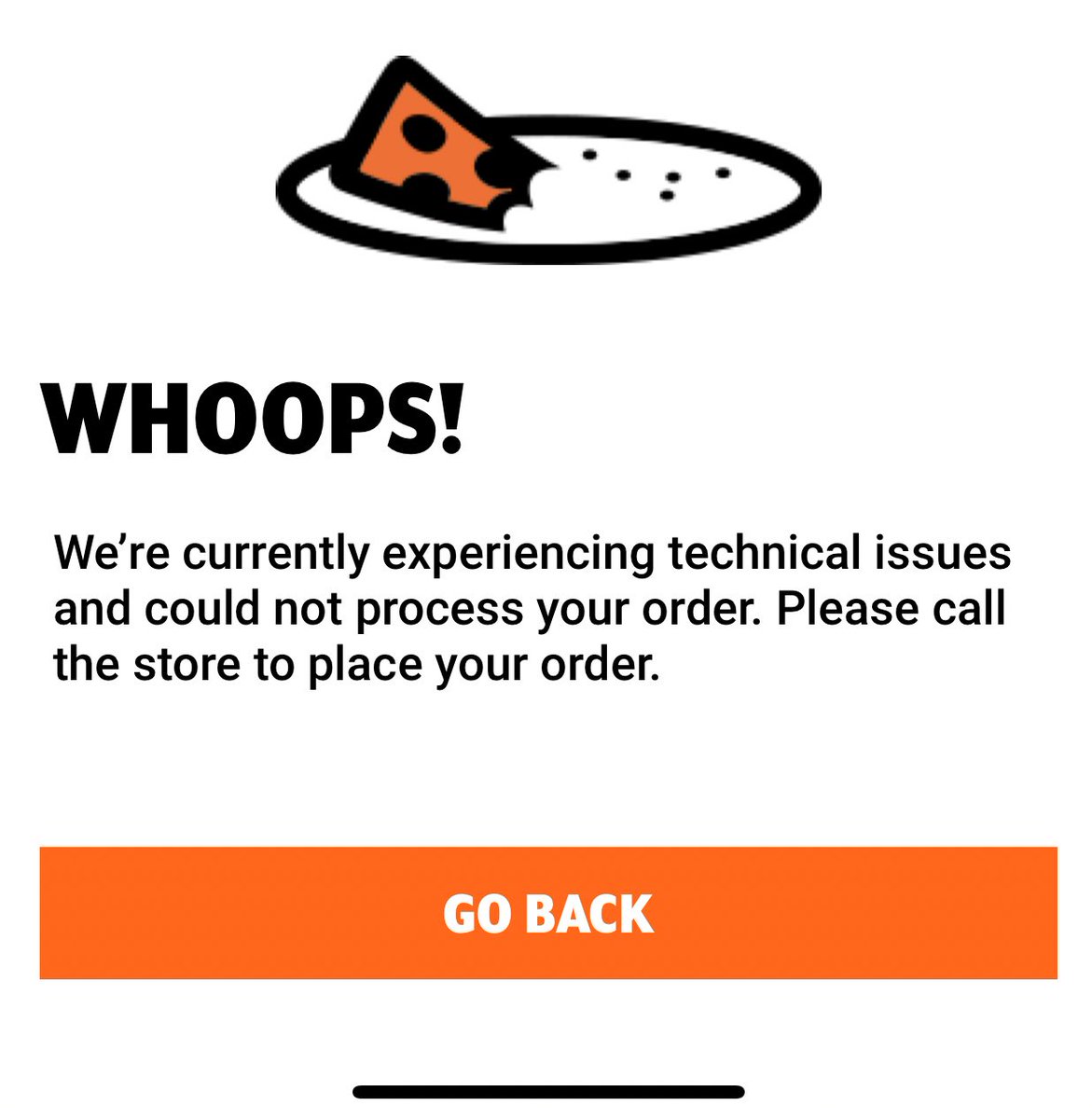 TSac40's tweet photo. @littlecaesars Your app has done this 2 out of the last 3 times I tried to order through it. You don’t even offer up a phone number to call. Perhaps I should just try one of the other pizza places that show up when I have to search for your number. https://t.co/hCJPhxutJD