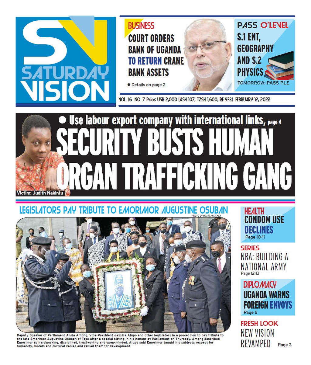 NRM dominates national university guild polls. Details in today's Saturday Vision.

🗞️ Get yourself a copy from your nearest vendor or subscribe to our #EPAPER 👉🏽 bit.ly/3d3acBF

#VisionUpdates  #NewVisionAt35