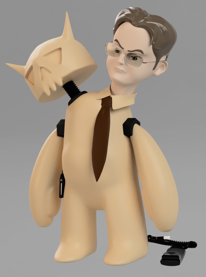 Sabri_Hadfi's tweet photo. Hey hey hey! Who recognises this legend? Assistand Regional Manager 😎  Modeled and rendered in Fusion 360 Sabrinium#0060 @Conflcts @AntonymNFT https://t.co/z6ZGSqSeWp