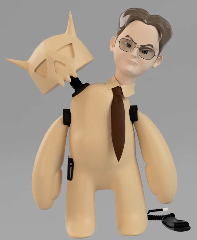 Sabri_Hadfi's tweet photo. Hey hey hey! Who recognises this legend? Assistand Regional Manager 😎  Modeled and rendered in Fusion 360 Sabrinium#0060 @Conflcts @AntonymNFT https://t.co/z6ZGSqSeWp
