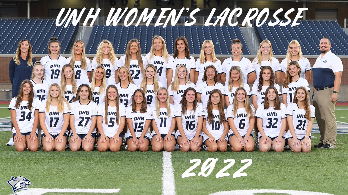 UNHWomensLax's tweet photo. Take a look at your 2022 Wildcats ahead of the Feb. 12 season opener vs. Siena. Game time is 1 PM at Wildcat Stadium. #BeTheRoar 

https://t.co/0j61ziQF4k https://t.co/CfyWYQEv1Z
