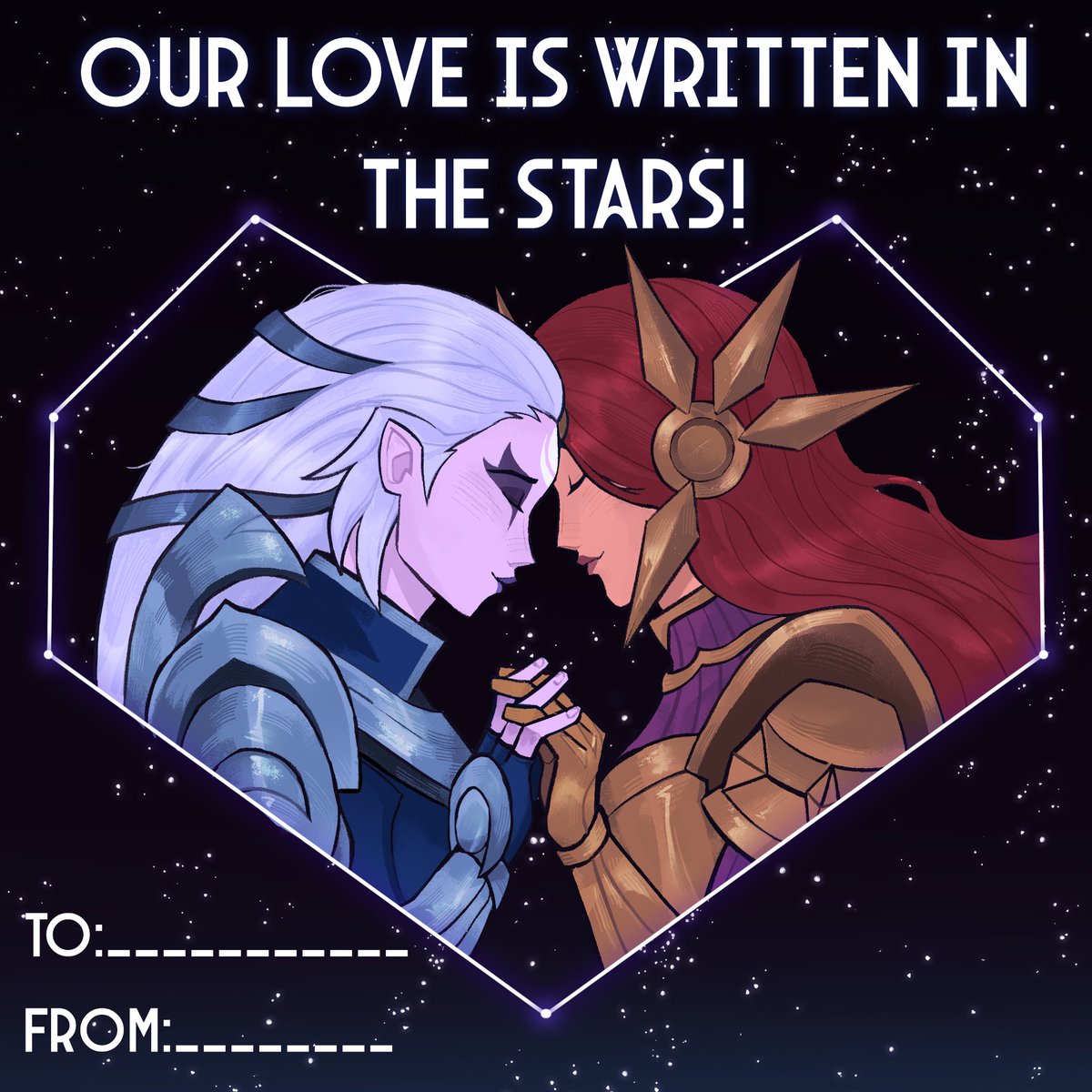 LeagueOfLegends's tweet photo. Tag your Valentine 💖

🎨 @astrodid https://t.co/s0U1qcyszJ