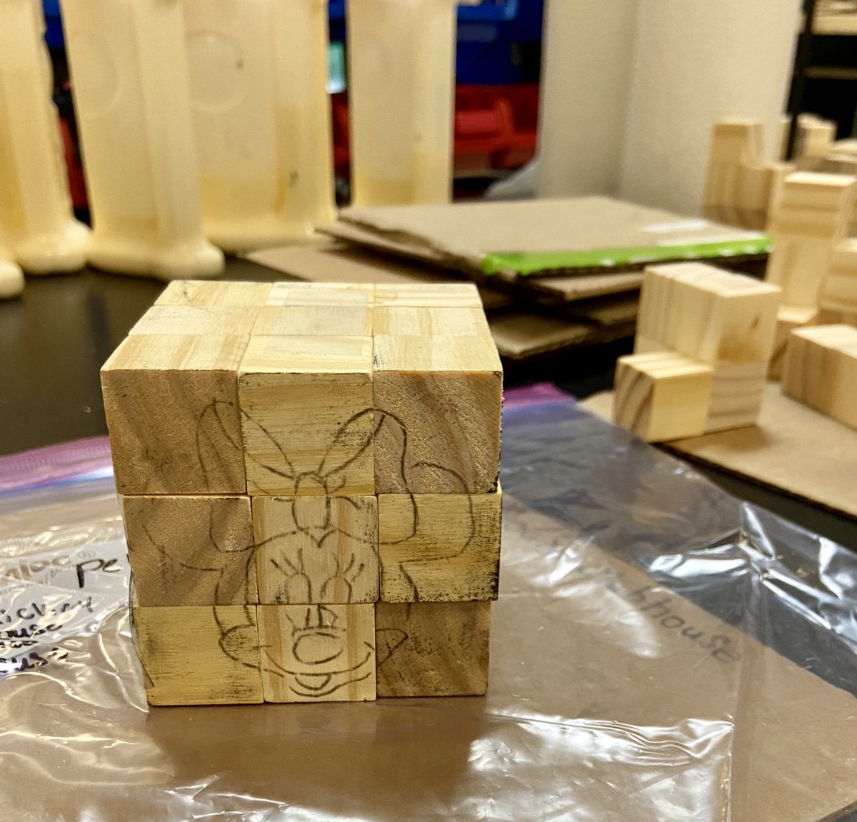 jillsciteach's tweet photo. Grade 7 is working on a 3D Puzzle Project. These projects will go to our elementary students for inside recess. Making with a purpose and an audience. #STEM #Purposefulmaking https://t.co/9lCPv6cs5R