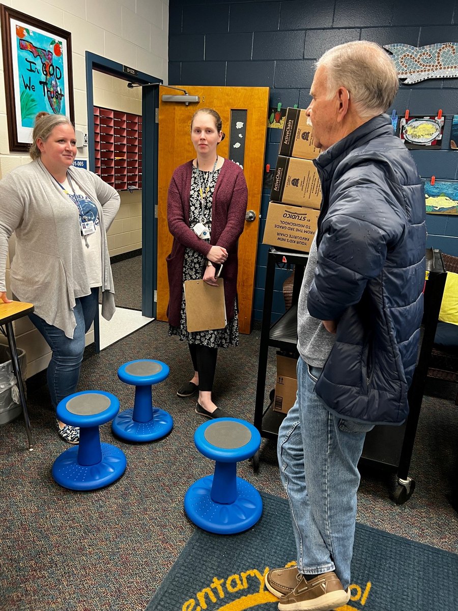 Thank you to The Villages Rotary Evening Club for providing our first year teachers with much needed classroom supplies!