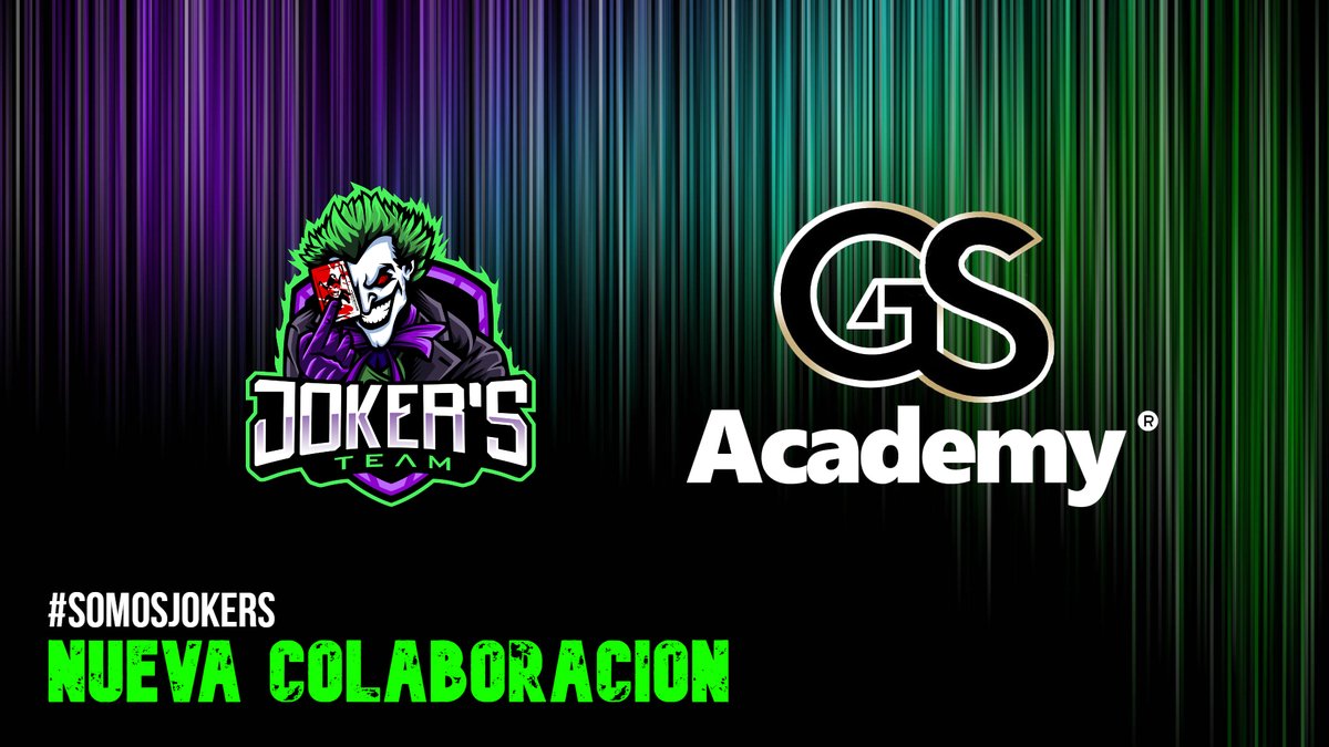 Jokers_eTeam's tweet image. (💪) Dicen que la unión hace la fuerza

(🥳) Estamos contentísimos de anunciar nuestro acuerdo de colaboración con GS Academy, intentaremos crecer juntos desde ya! 

(🙌) Joker's e-Team GS Academy será nuestro nombre principal en nuestras competiciones de ACC. @salgueirogerman