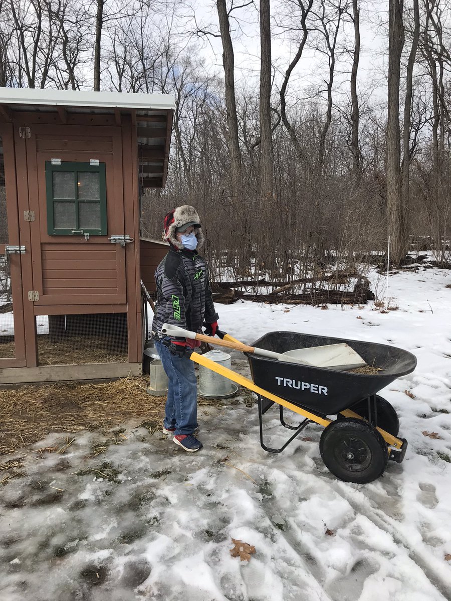 KirkVoc's tweet photo. Great day at Sunrise Lake! We worked on some indoor projects, cleaned the chicken coop and collected two eggs! @SunriseLakeOEC @NSSEO_org https://t.co/fa0RvvSECG