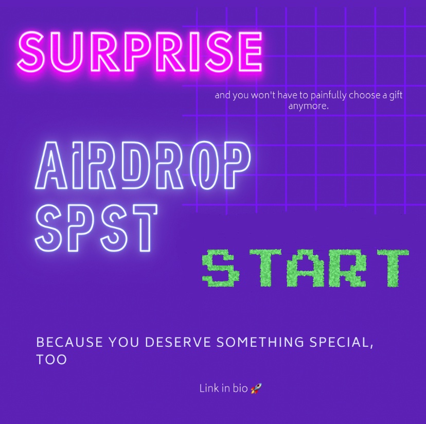 Time to join new #Airdrop 
✨Giving #Surprise SPST tokens for a birthday or any other holiday and you won't have to painfully choose a gift anymore!

BSC Scan approval, listed, verified.

Presale: pinksale.finance/#/launchpad/0x…
Airdrop: gleam.io/OPyzz/surprise…