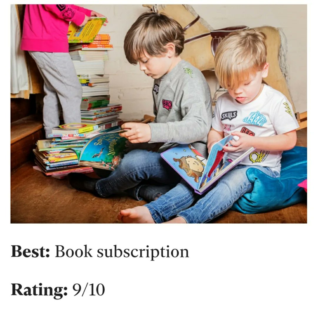 Beyond chuffed our Storybook Subscription has been named Best Book Subscription by <a href="/Independent/">The Independent</a> today. Thanks @Sarah_WordUp 📚 independent.co.uk/extras/indybes…