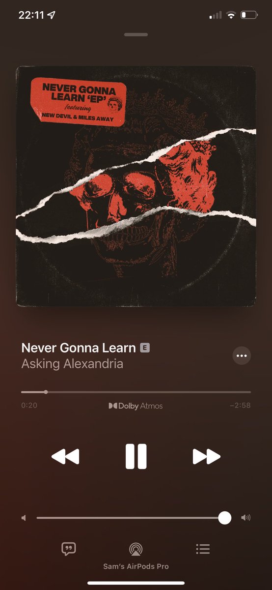 UrbexSam's tweet photo. @AAofficial hits different one Dolby atoms special audio👀👀 @benjaminbruce @dannyworsnop https://t.co/PEtPaOru7r