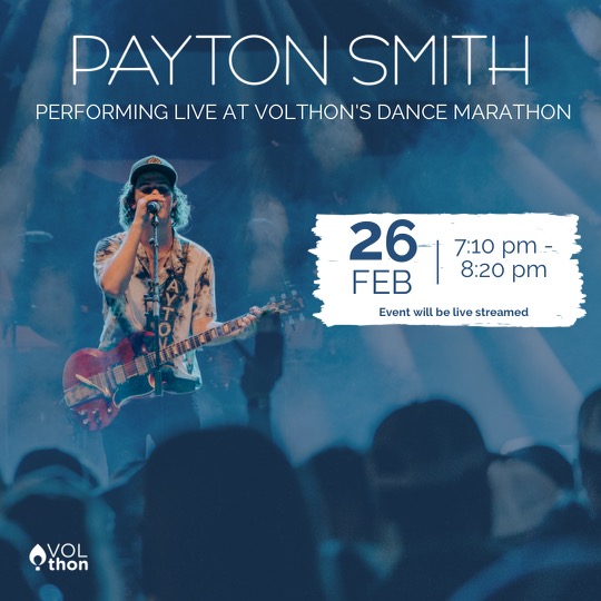 I'm honored to share that I've partnered <a href="/UTKnoxville/">UT Knoxville</a> &amp; <a href="/EastTNChildrens/">East Tennessee Children's Hospital</a> to perform live at this year's <a href="/VOLthon/">VOLthon</a> Dance Marathon!  

Tune in LIVE Feb 26th and donate at bit.ly/PSVOLthon