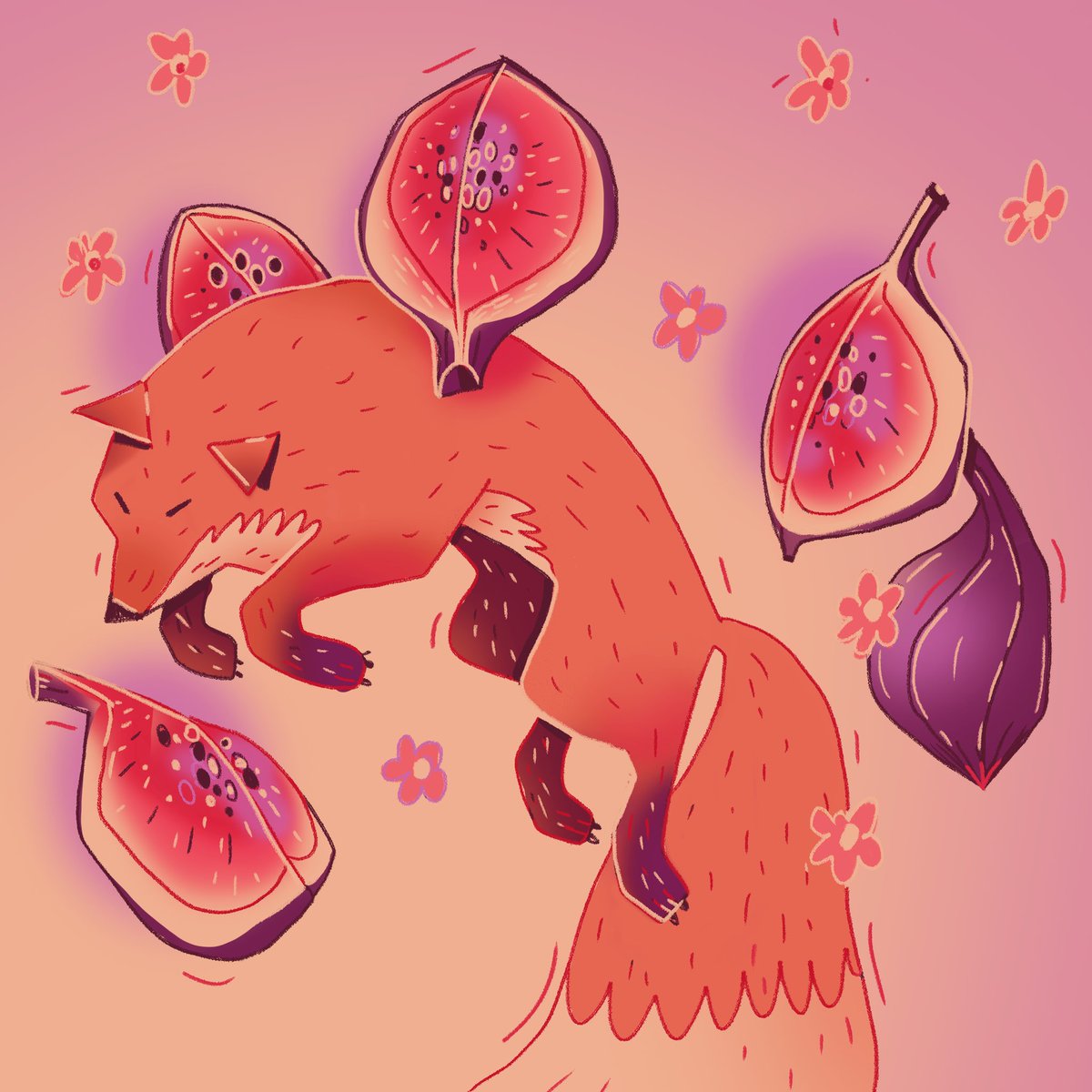 soniadomart's tweet photo. I made several versions of this illustration but I think the last one is the best🦊 #illustration #art #ArtistOnTwitter #artwork https://t.co/9cbqkdrTm8
