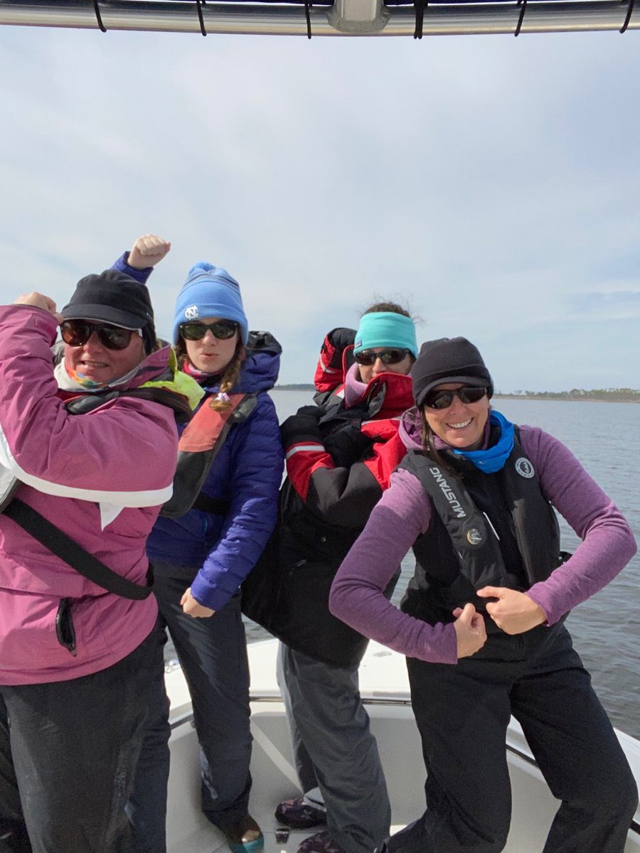 LRClance's tweet photo. Happy International Day of Women and Girls in Science! It’s not often that I get to work with an all woman crew out in the field. I’m so inspired by these strong ladies and fortunate to have the opportunity to learn from them!! 👊💥💪 #WomenInSTEM #girlpower #WIMMS https://t.co/XZLVCEVV2J