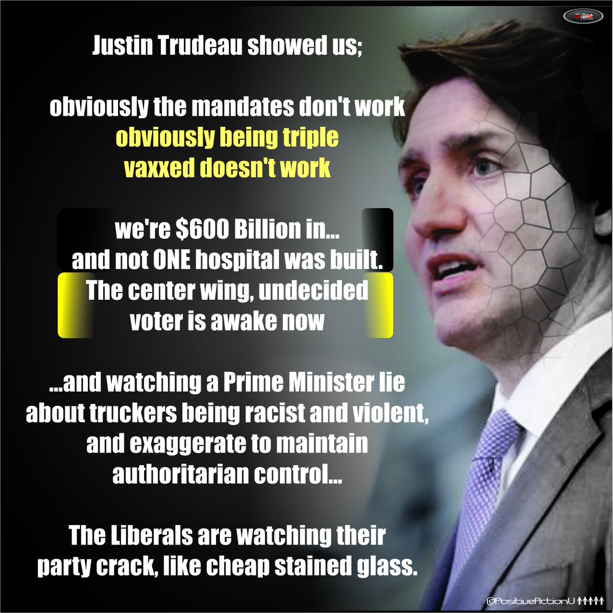 <a href="/cbcnewsbc/">CBC British Columbia</a> Distract and divide... #fascism in real time... pathetic.
Well - we're done.
Obviously  - statistically - scientifically the vaccines and mandates don't work... at all...

But we're wide awake now - and the 75% of Canada who are NOT on social media - are turning away from <a href="/CBC/">CBC</a>