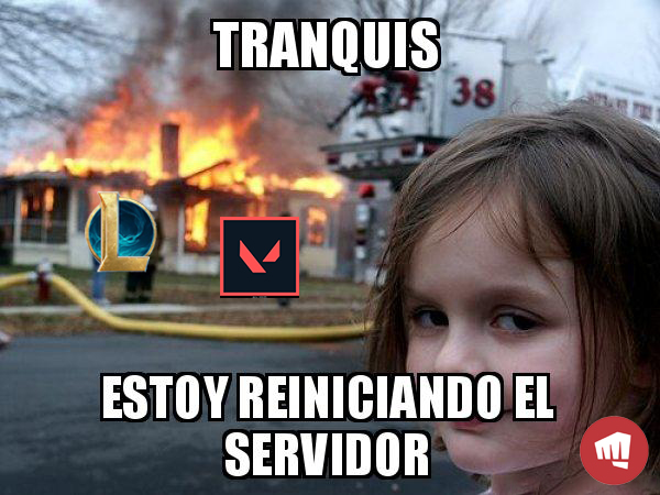 Viernes noche de Valorant y League of legends mi gente 

Automáticamente Riot: 🤡