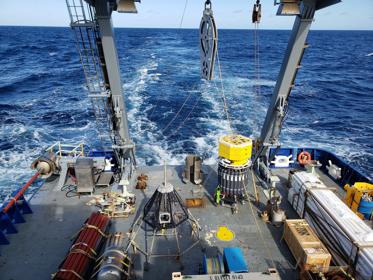 rv_neil's tweet photo. Almost up to 800 followers. Can we get there over the weekend? Give a follow or a rt, and come coring with us next week. We'll be working toward getting mud up from the deep deep Puerto Rico Trench! 
#coring #deepsea #PuertoRico #trench https://t.co/NNBE6SwI5D