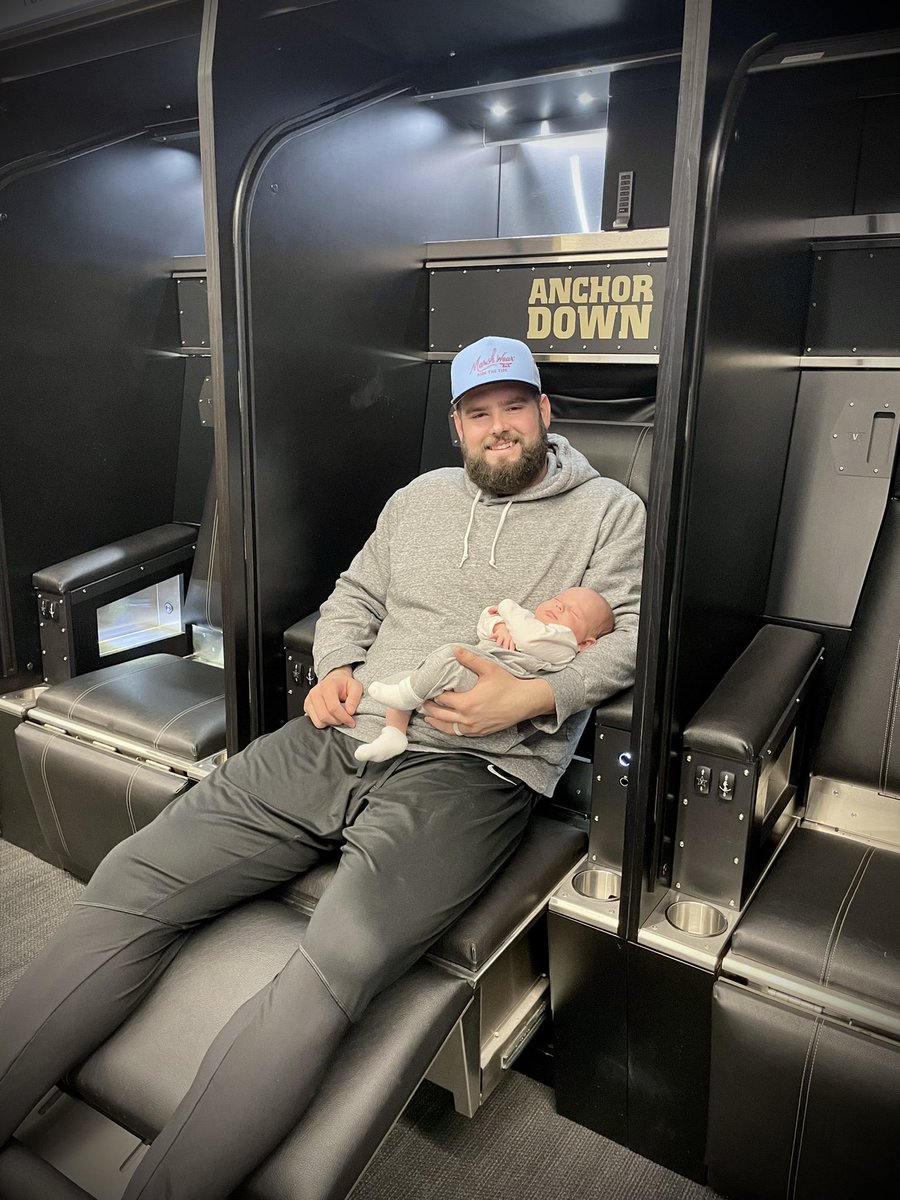 Awesome to have NFL’er, Big <a href="/holden_it_down_/">William Holden</a> &amp; Casey back in the McGugin Center!!  
There’s no doubt, Franklin Thomas Holden will be my first offer in the 2040 Recruiting Class!!
#Legacy 💯⭐️⚓️⬇️
#LittleManSwagger 🕶🔥