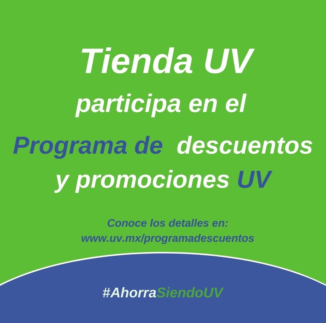 Disfruta de los  beneficios de Tienda UV  con el Programa Descuentos y Promociones UV al presentar tu credencial vigente.
👉🏼 uv.mx/programadescue…
#AhorraSiendoUV #ComunidadUV 
#EmpresasUV