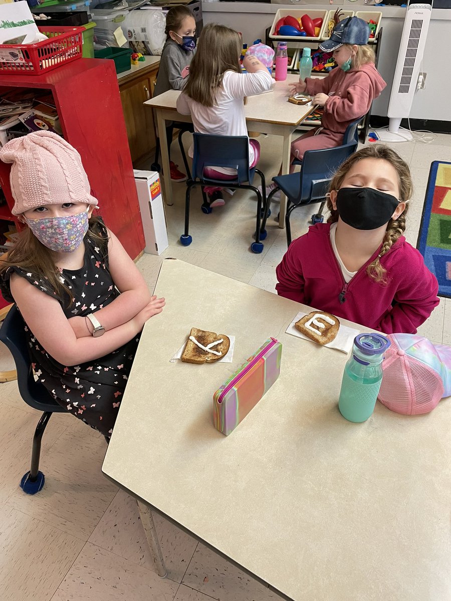 A tasty treat to end literacy week. Which letter did you get? <a href="/HREschool/">Holy Redeemer Elementary</a>