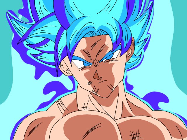 OtakuArtOver9000 on X: Super Saiyan Blue Evolution Gogeta