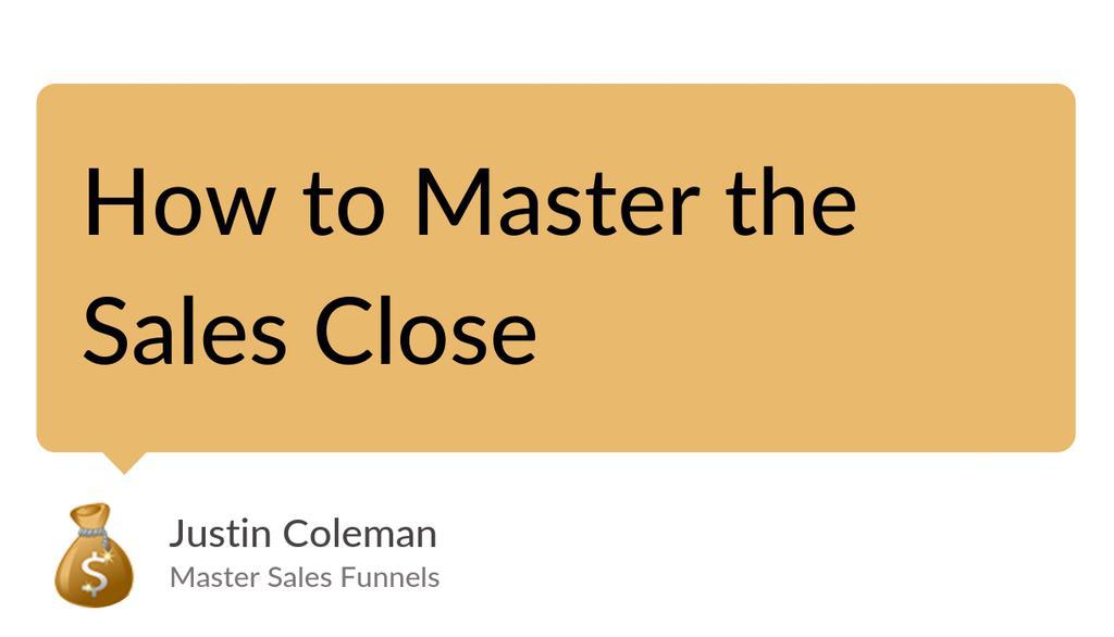 msfunnels's tweet image. The main reason why salespeople are afraid to close sales is that they aren't ready to get rejected by their clients.
Read the full article: How to Master the Sales Close
▸ lttr.ai/q8P9
#TransactionComplete #SoundingPushy #SalesRepsFind #EntireSalesProcess