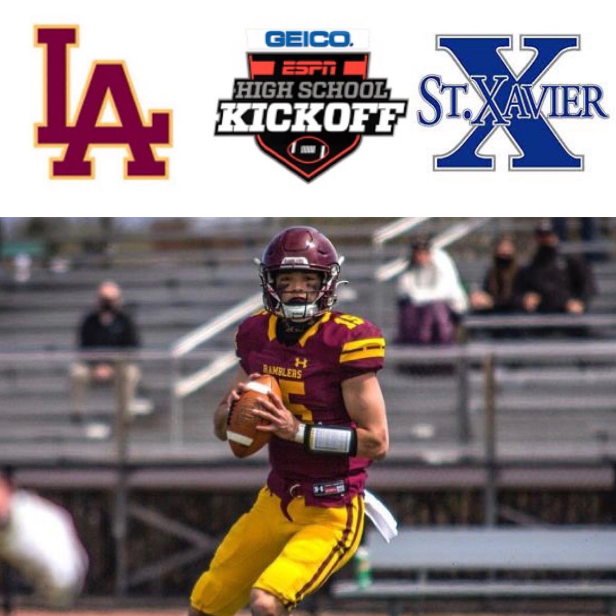 MikeLoweReports's tweet image. LOYOLA FOOTBALL TO OPEN SEASON ON ESPN; RAMBLERS WILL HOST OHIO POWERHOUSE @LAFootballAC agreed to host @stxinfo in @espn’s “High School Kickoff.” The game will be played on August 28 at 1 p.m. at Hoerster Field in Wilmette. @WGNNews @michaelsobrien @EDGYTIM