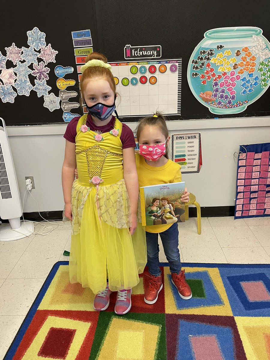 Elsa, hockey superstars, Marshall &amp; Belle inspired us to dress up for literacy week! <a href="/HREschool/">Holy Redeemer Elementary</a>