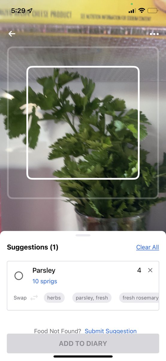 MariaMarquez24's tweet photo. @passio_life @MyFitnessPal When you don’t need your mom to differentiate the ingredient you need bc your app will tell you isn’t that awesome ??? #parleys or #cilantro?MFP #Happytracking @passio_life https://t.co/pTrj5Lzami