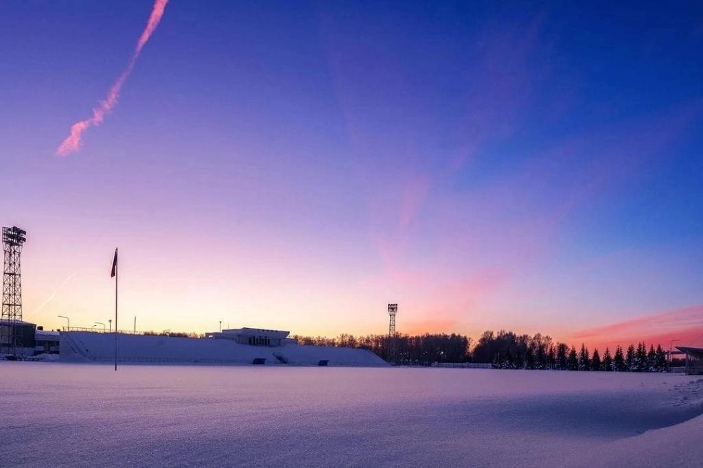 🌌❄️ Tobol Stadium, Tobolsk, Siberia