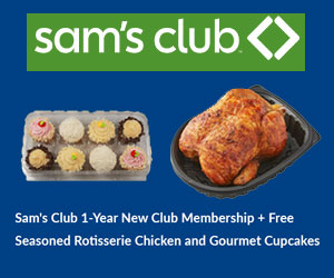 LetsGetHealth16's tweet photo. Sam's Club 1-Year New Club Membership
is NORMALLY $57.96 + tax $0.00 = $57.96
YOUR PRICE: $23.88* #freebies #deals #samsclub 
PLUS GET A FREE ROTISSERIE CHICKEN + GOURMET CUPCAKES!
https://t.co/n6PTWt40OX https://t.co/sV5ZiOVKdR