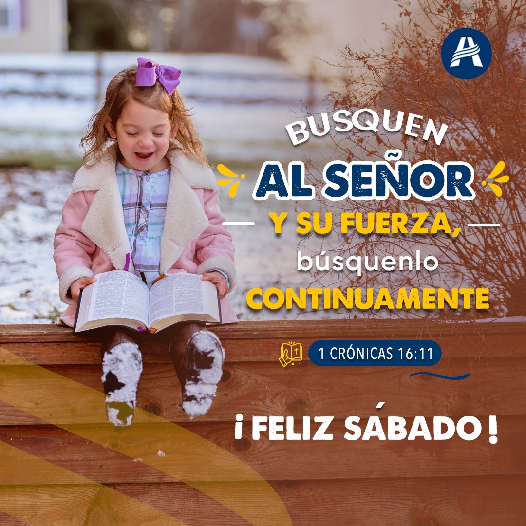 ¡Feliz Sábado familia educativa! 💙
Ha llegado el momento de regocijarnos en el Señor, búscalo de corazón a través de la oración. ✨🙏🏻 

#FelizSábado 
#CalidezDeUnaFamilia 
#EducaciónAdventista
#10DíasDeOración
#FelizOtraVez