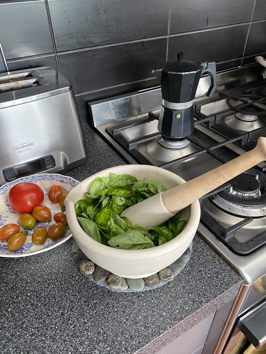 SandalsNZ's tweet photo. Making pesto the most satisfying way https://t.co/YSiRtdBYPZ