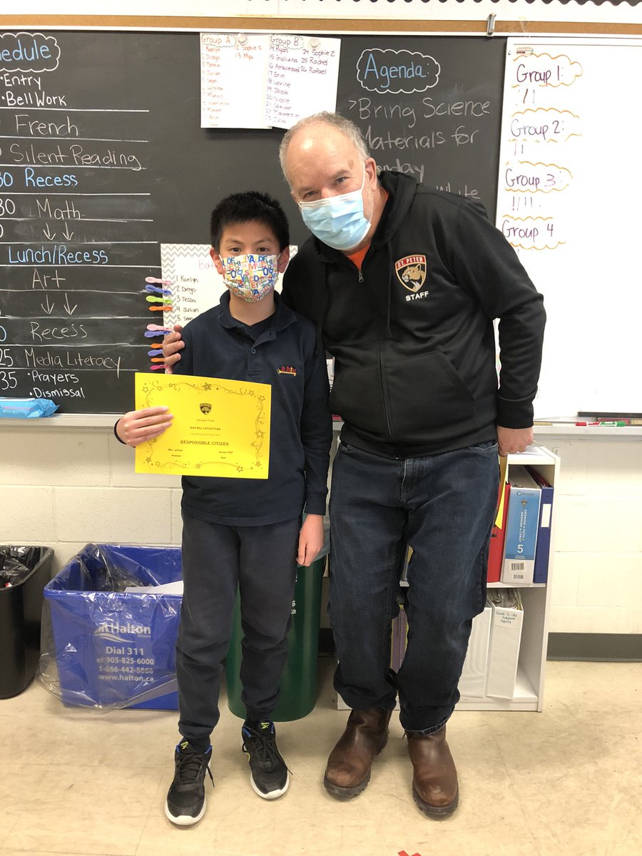 Mrskaquilina's tweet photo. Congratulations to Rafael for receiving the Responsible Citizen Award for our Grade 5 class!! Great job! 👏👏 @stpetersmilton https://t.co/bG2lpRtqfK