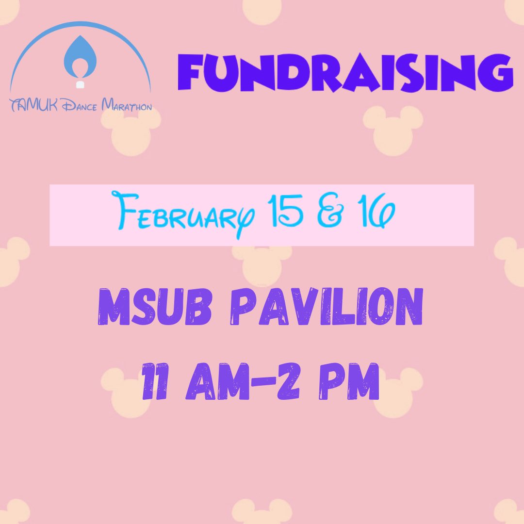 TAMUKDM's tweet photo. #KIDSCANTWAIT ! Join us & help us fundraise for the children at Driscollโs Hospital! With just $1 donation you can be a source of hope for kids!
#kidscantwait #changekidshealthchangethefuture #dancemarathon #tamukdm @javelinanation https://t.co/nYYS94pIWU