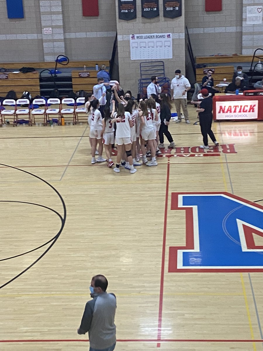 Natick beats Brookline 48-47. Huge win over one of the best teams in the state! Congrats ladies! 🏀🏀🏀 <a href="/natickgirls/">NatickGBball</a> <a href="/NatickAthletics/">Tim Collins</a>