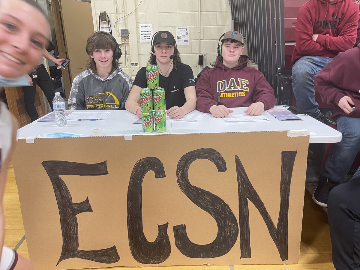 hs_rosales's tweet photo. Watch out @AlexBrasky and @espn these Lancers are coming for you with their sports broadcast. And while they are not sponsored by @MountainDew they have probably consumed their fair share. https://t.co/ojVebljzLL