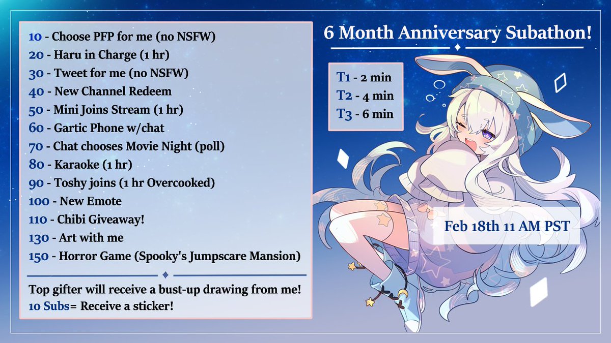 mistarryy's tweet photo. 🔹𝟔 𝐌𝐨𝐧𝐭𝐡 𝐀𝐧𝐧𝐢𝐯𝐞𝐫𝐬𝐚𝐫𝐲 𝐒𝐮𝐛𝐚𝐭𝐡𝐨𝐧🌙🔹
I can't believe I've been streaming for 6 months and I've made many memories and met many friends 🥺💞
Sometimes, its still surreal to me...but I hope to see everyone there even if its a brief hello! 

I love you all 💫 https://t.co/R5hFZkWs26