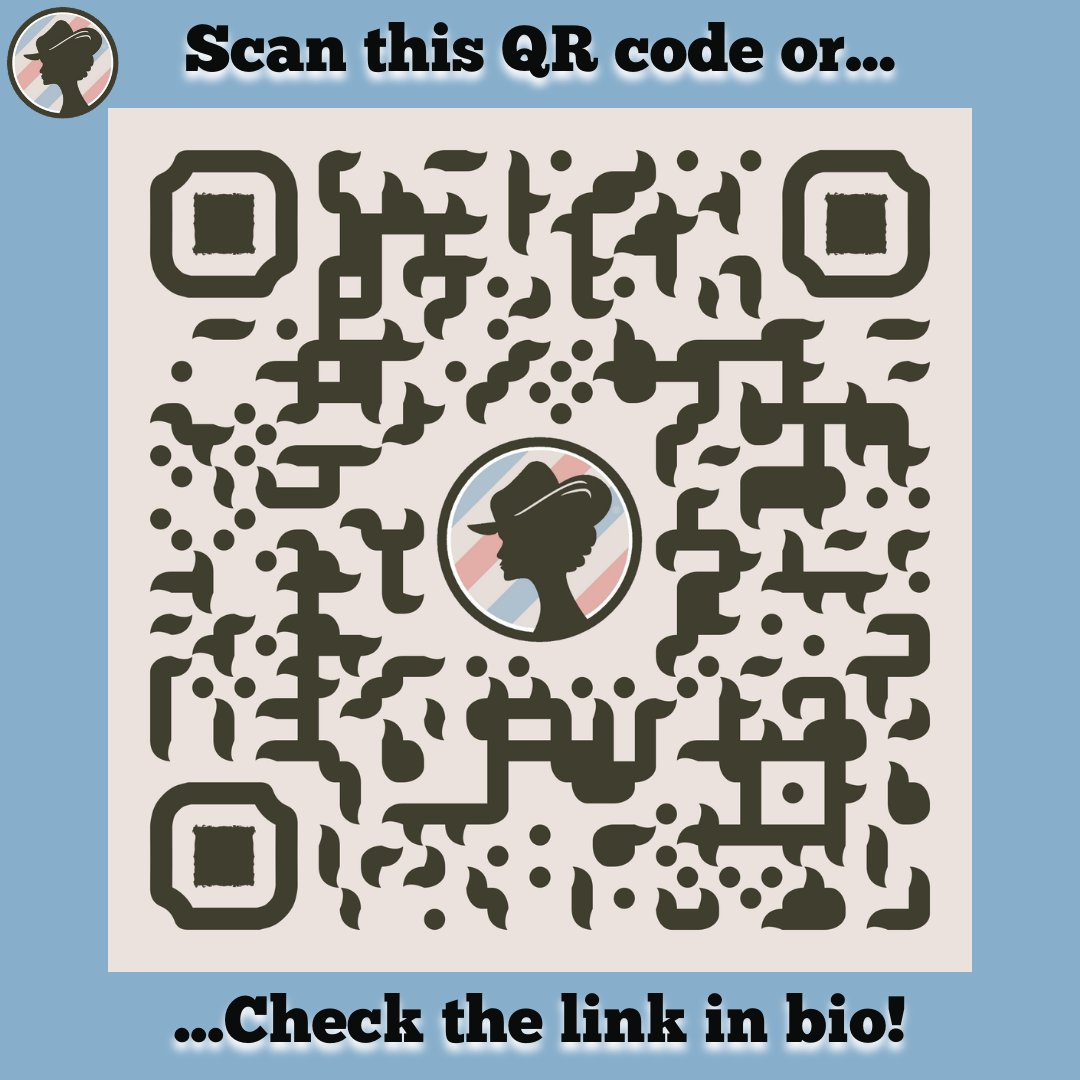 HistoryAtPlay's tweet photo. Get yourself a History At Play™, LLC T-shirt, stickers, and mugs and embrace your American Rebel within! Scan the QR code or check the link in our bio.
#AmericanRebel #merch #merchandise #tshirt #mug #sticker #deborahsamson #fightlikeagirl #makehistory #deborahsampsonact https://t.co/QuAv6sL8YO