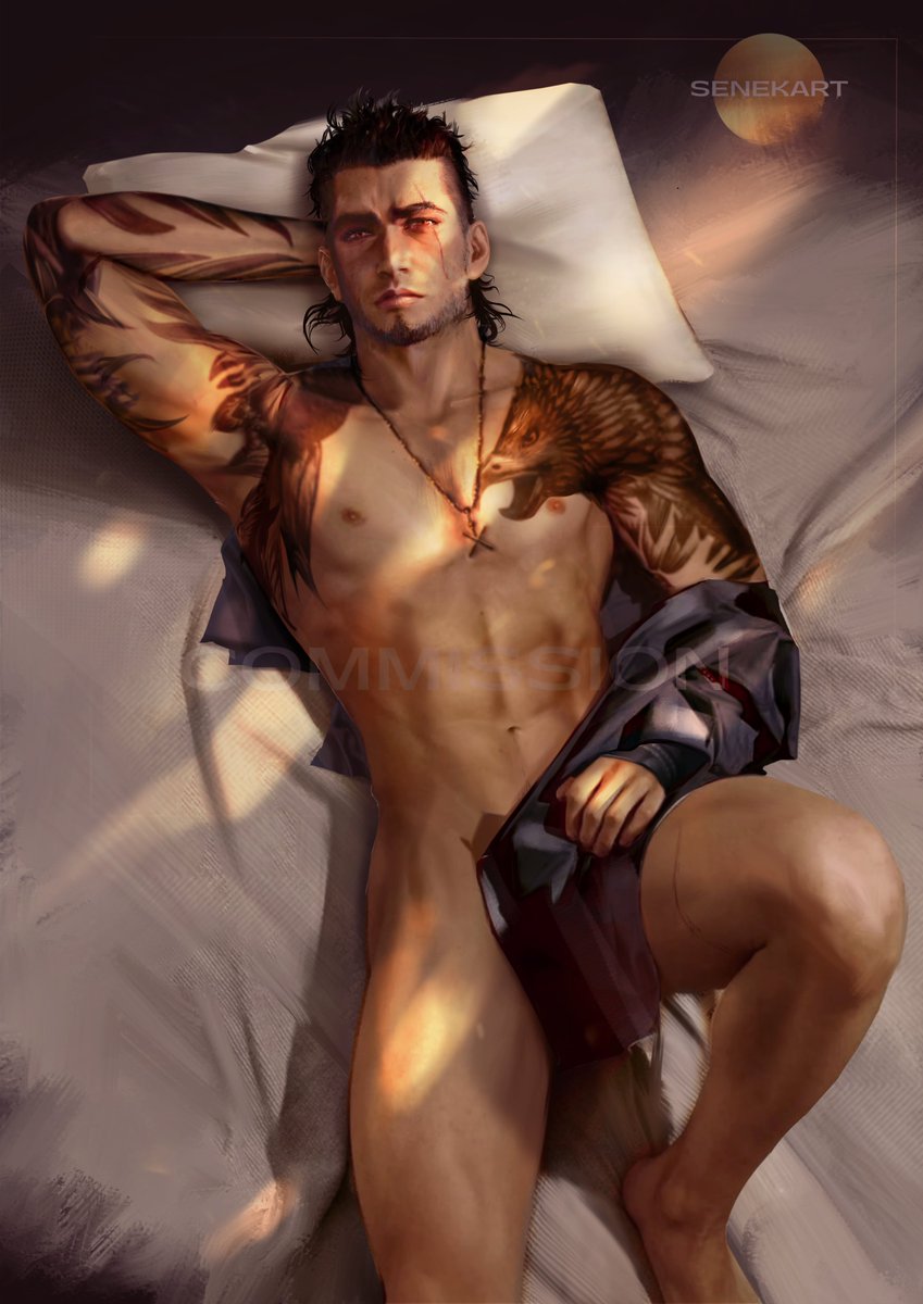 OSenekart's tweet photo. Going to sleep with that on my head. Ty for another nice commission💙
#FFXV #FinalFantasyXV #Gladiolus #Gladdy https://t.co/9wisFaFWbj