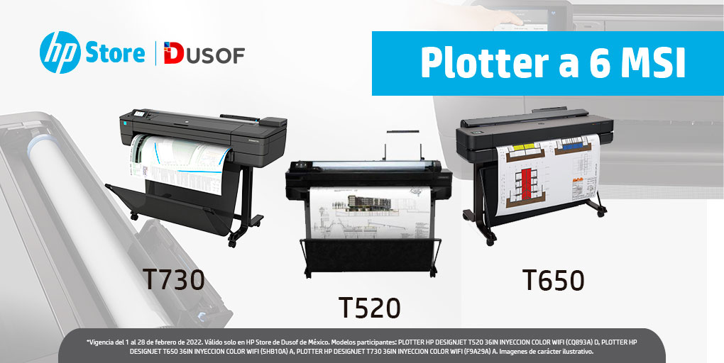 HPStoreMX's tweet image. ¡Plotters Hp a 6 MSI! 🖼🖨
Aprovecha y adquierelo a un bajísimo precio, gran variedad de modelos para que escojas el que mejor vaya con tus proyectos. 
dusof.mx/hp-store

#HpStore #PlotterHp #Dusof