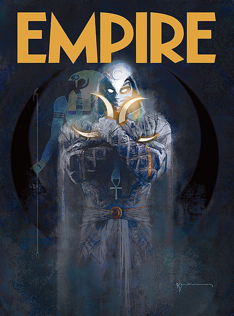 SienkiewiczArt's tweet image. #prelim and final #MoonKnight #FridayThoughts #artistontwittter