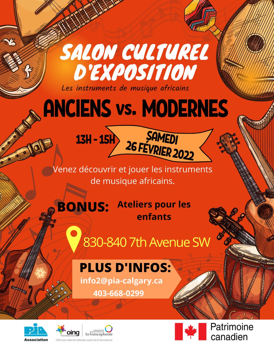 PIAcalgary's tweet image. ✨Dans le cadre du Mois de l’Histoire des Noirs 2022, le PIA vous invite à son 𝐒𝐚𝐥𝐨𝐧 𝐜𝐮𝐥𝐭𝐮𝐫𝐞𝐥 𝐝’𝐞𝐱𝐩𝐨𝐬𝐢𝐭𝐢𝐨𝐧. / As part of Black History Month 2022, the PIA invites you to its 𝗔𝗿𝘁 𝗘𝘅𝗵𝗶𝗯𝗶𝘁𝗶𝗼𝗻.👇
tinyurl.com/2p8ctx33

#yycevent #calgaryevent