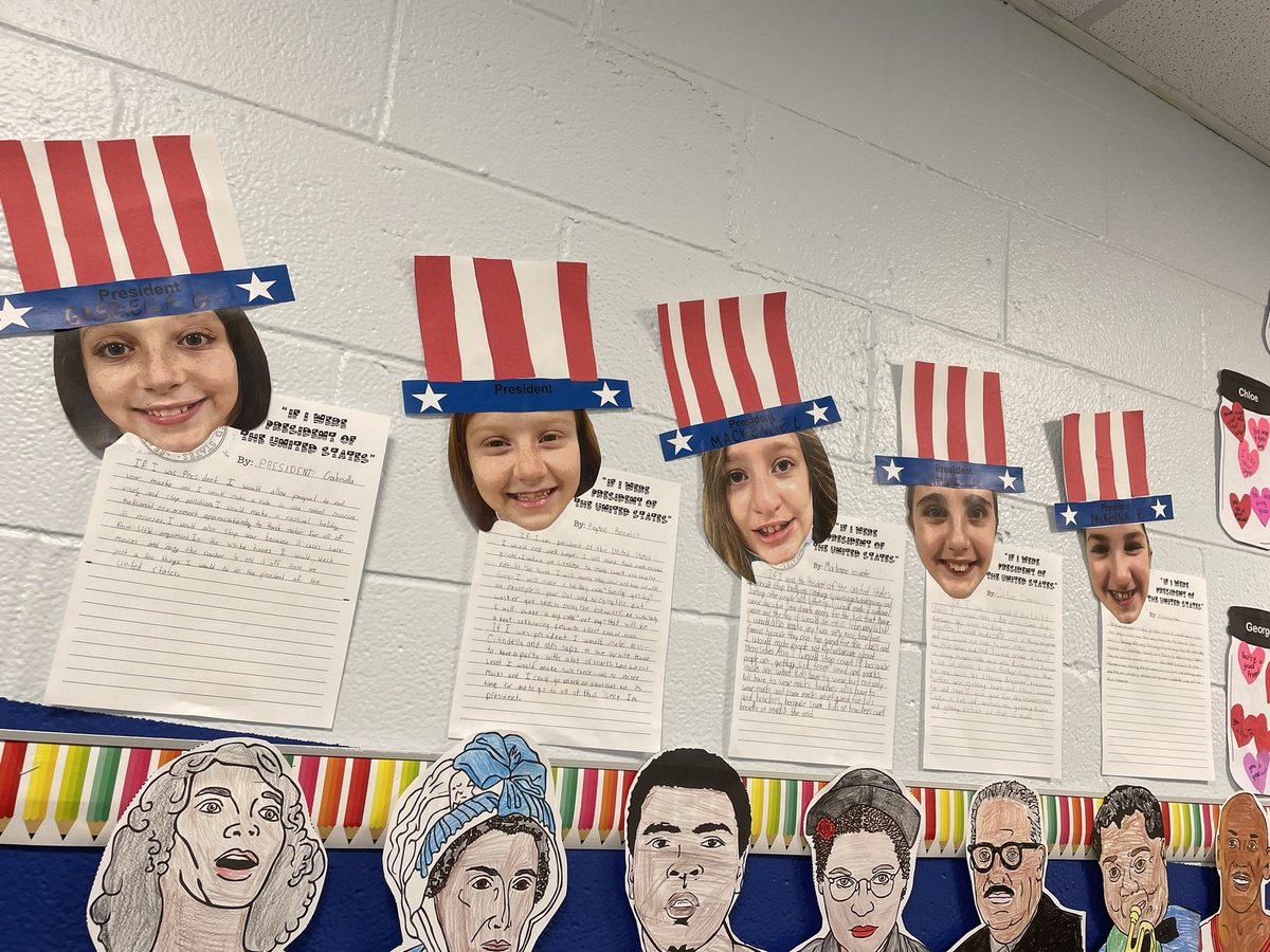 MissCiandella's tweet photo. With Presidents’ Day around the corner, we reflected on what life would be like if WE were the president! 🇺🇸@HazletProud https://t.co/XR4PIqJFQl