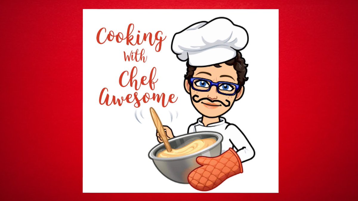 Chef Awesome has a new video up today at 4:00! Posted on FB, website and YouTube!