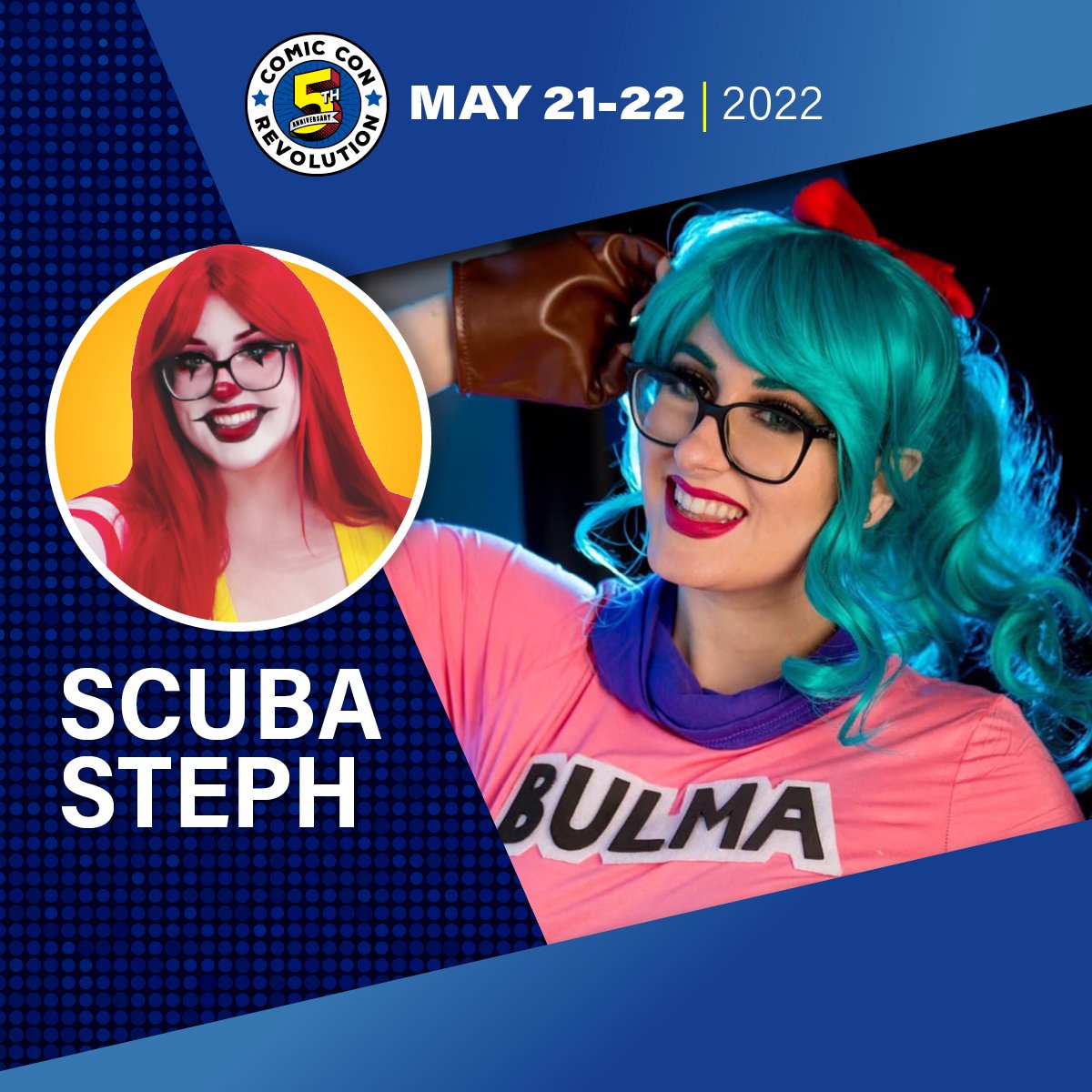 ComicConRvltn's tweet photo. ⚓️ Cosplayer @Scuba_Stephanie is coming to Comic Con Revolution! Meet her in Cosplay Corner this May.
Tix: https://t.co/FDH6TDJW07
#comicconrevolution #comiccon #inlandempire #ontariocalifornia #socal #cosplay #cosplayer #scubasteph https://t.co/vdVS240j9u